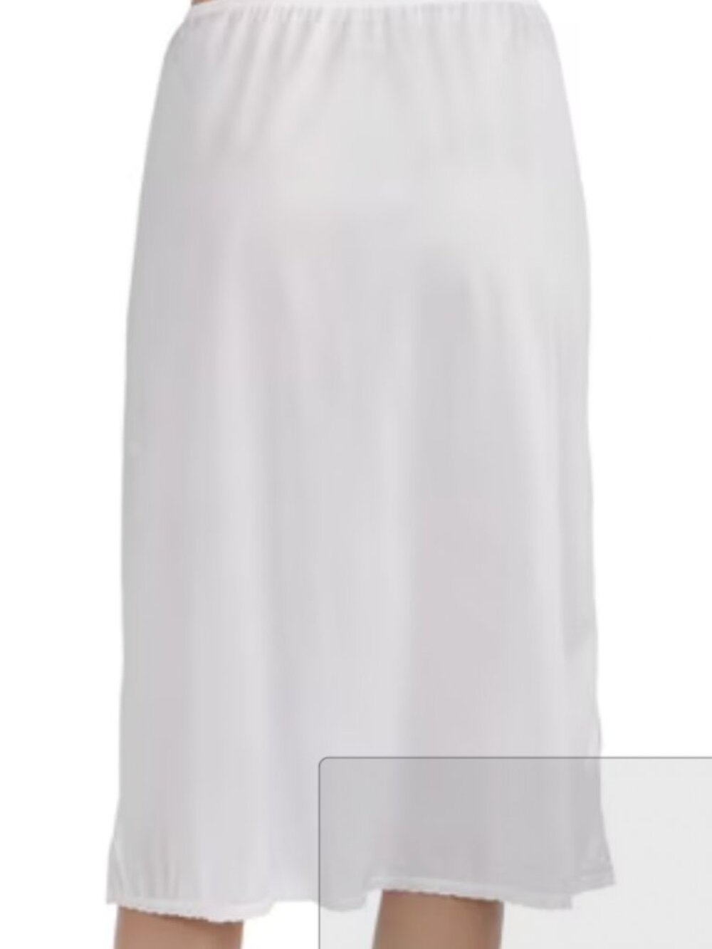 2 New Vanity Fair Classics 28" white half slips
